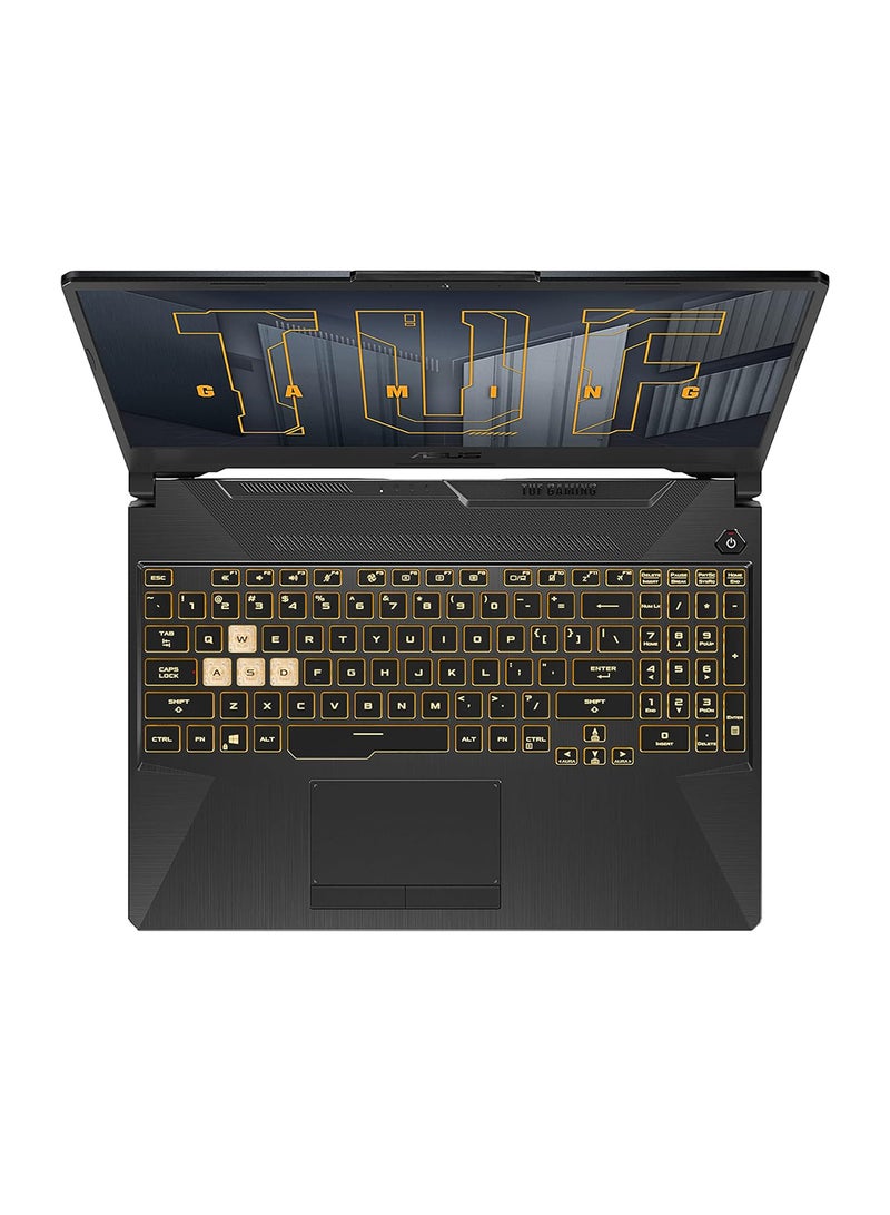 أسوس لابتوب توف جيمينج A15 FA506NFR-HN004W بشاشة مقاس 15.6 بوصة، ومعالج ايه ام دي رايزن 7-7435HS/ذاكرة وصول عشوائي رام 8 جيجابايت/محرك أقراص اس اس دي سعة 512 جيجابايت/بطاقة رسومات انفيديا جي فورس ار تي اكس 2050 سعة 4 جيجابايت/نظام التشغيل ويندوز 11 هوم الإنجليزية/العربية أسود - Image 3