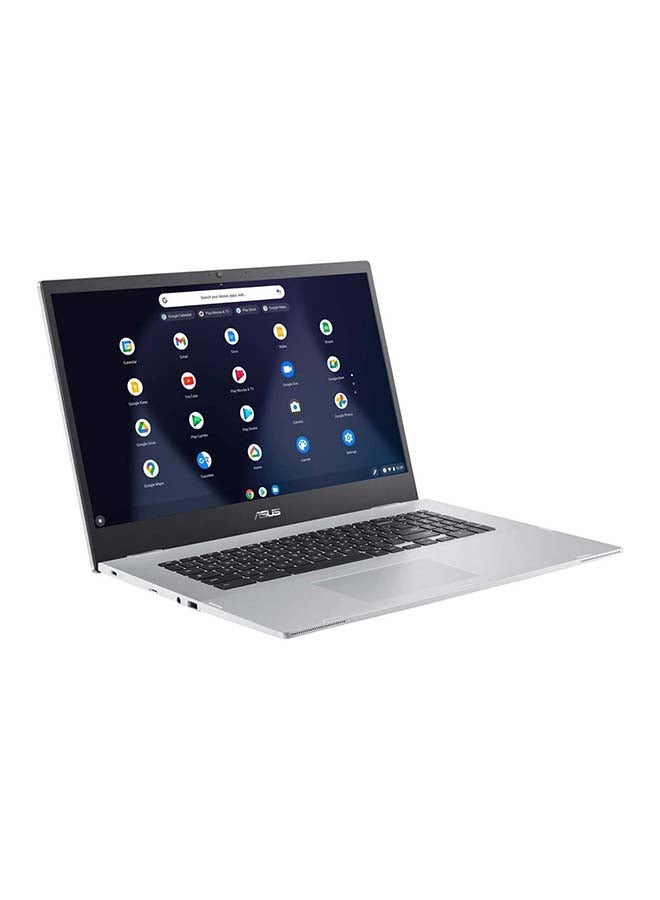 ASUS Renewed - Chromebook With 17.3-Inch Display,Celeron N4500 Processor/Quad Core/4GB RAM/64GB EMMC/Intel UHD Graphics 630/Chrome OS English Transparent Silver  - Image 3