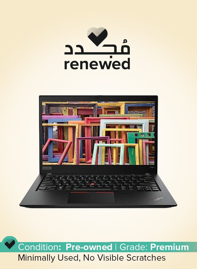 Lenovo Renewed - ThinkPad T490s Laptop With 14-Inch Display,Intel(R)-Core(TM)-i7/Quad Core/8th Gen/16GB RAM/512GB SSD/Windows 10 Pro English Black  - Image 1