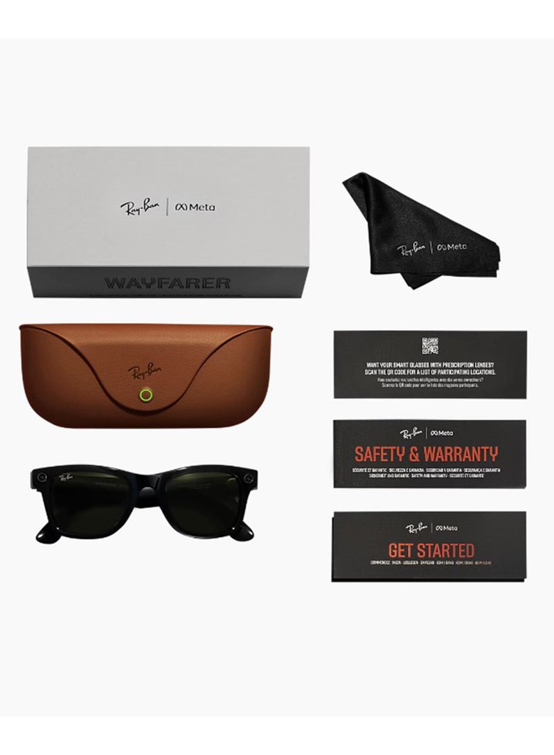 Meta - Ray-Ban Meta Wayfarer RW4006  601ST350 - Polar Gradient Graphite - Image 1