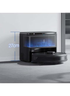 ecovacs Deebot Y1 Pro Plus Wet and Dry Robot Vacuum Cleaner and Mop with Auto Empty Station, Powerful 6500Pa Suction, LIDAR and Obstacle Avoidance with Run Time of 5 hours in one single charge 35 W 6943757619412 Black  - Image 3