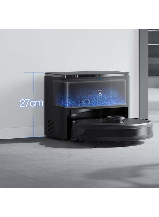 ecovacs Deebot Y1 Pro Plus Wet and Dry Robot Vacuum Cleaner and Mop with Auto Empty Station, Powerful 6500Pa Suction, LIDAR and Obstacle Avoidance with Run Time of 5 hours in one single charge 35 W Deebot Y1 Pro Plus Black - Image 3