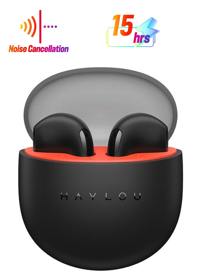 هايلو X1 نيو سماعات أذن لاسلكية حقيقية - بلوتوث 5.0، إلغاء الضوضاء، مقاومة للماء IPX5، عمر بطارية 15 ساعة - - Image 1