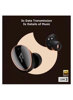 1MORE EH902 EVO True Wireless Earbuds AI Enhanced Calls With Audiophile Headphones Active Noise Cancelling Adaptive ANC Dual Driver Bluetooth 5.2 - Black  - Image 3