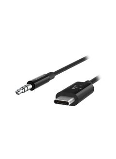 RockStar 3.5 mm Audio Cable With USB-C Connector 90cm Black - pnsku/N70085732V/45/_/1718346704/0dcc6775-ddbc-438c-9425-4dabd4124804