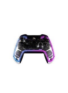 Bluetooth Game Controller with Detachable Phone Clip, 360° Manipulator and Custom Button Settings, Compatible with a Variety of Mobile Devices