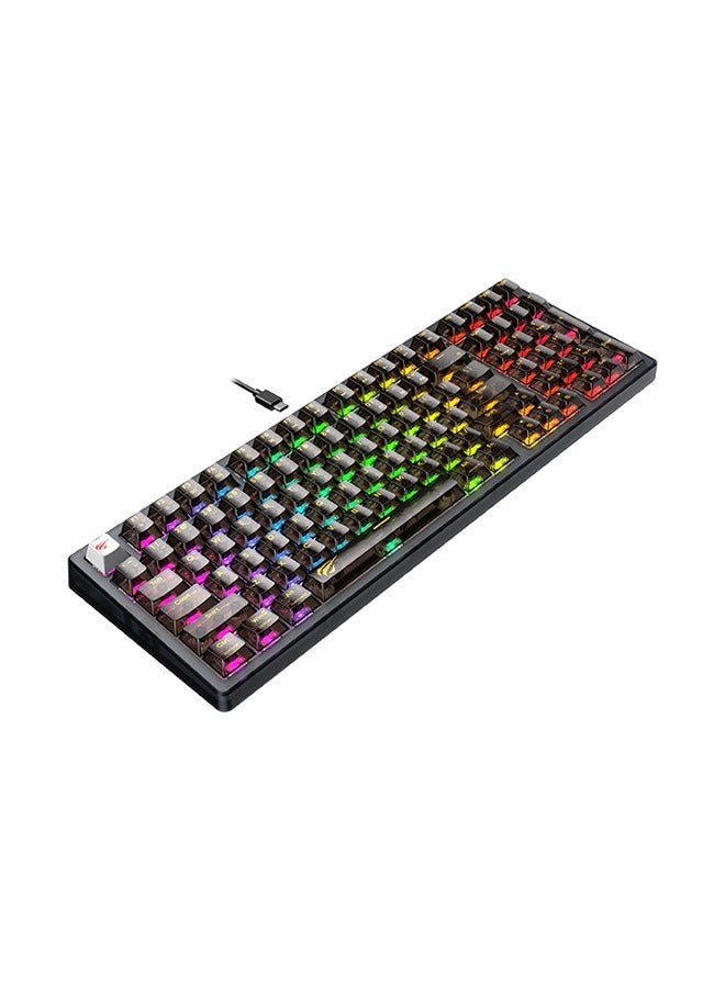 havit - Wired Gaming Keyboard with RGB Backlit LED, Multimedia Keys, Number Pad, 90 Keys, USB, for Desktop Computers with Windows - Image 1