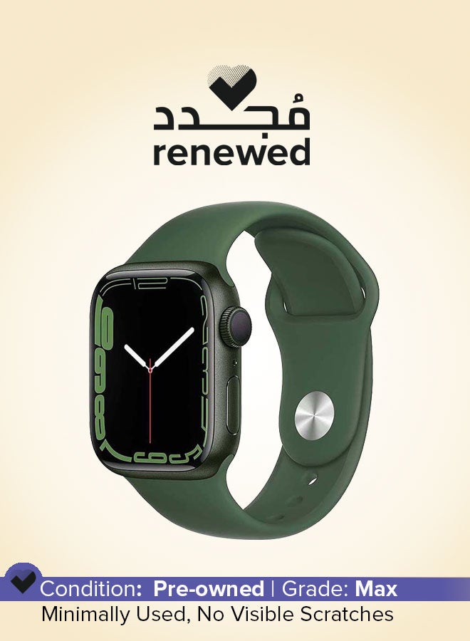 Apple Renewed - Watch Series 7 GPS 45mm Green Aluminium Case With Sport Band Clover - Image 1