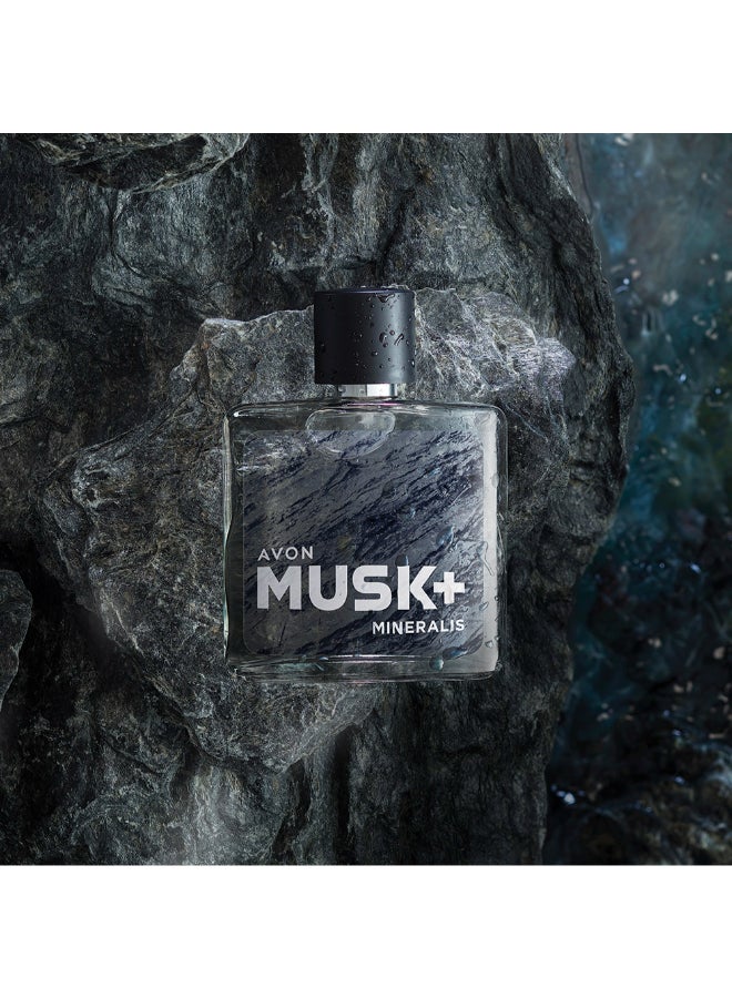 AVON Musk Mineralis Eau De Toilette Clear 75ml - Image 3