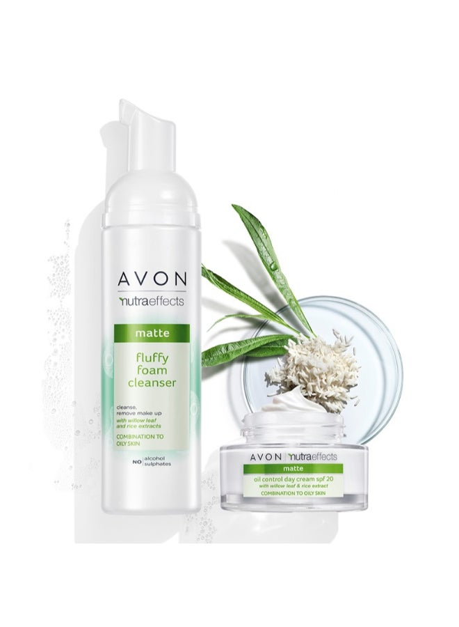 AVON - Nutra Effects Mattifying Fluffy Foam Cleanser - Image 1