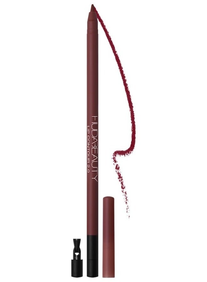 HUDA BEAUTY Lip Contour 2.0 Automatic Matte Lip Pencil 0.5 Grams Very Berry  - Image 1