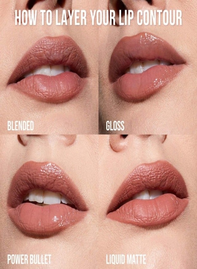 HUDA BEAUTY - Lip Contour 2.0 Automatic Matte Lip Pencil  0.5 Grams Terracotta - Image 1