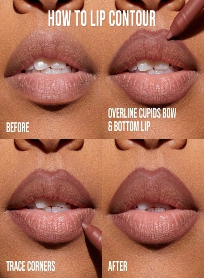 HUDA BEAUTY - Lip Contour 2.0 Automatic Matte Lip Pencil  0.5 Grams Terracotta - Image 1