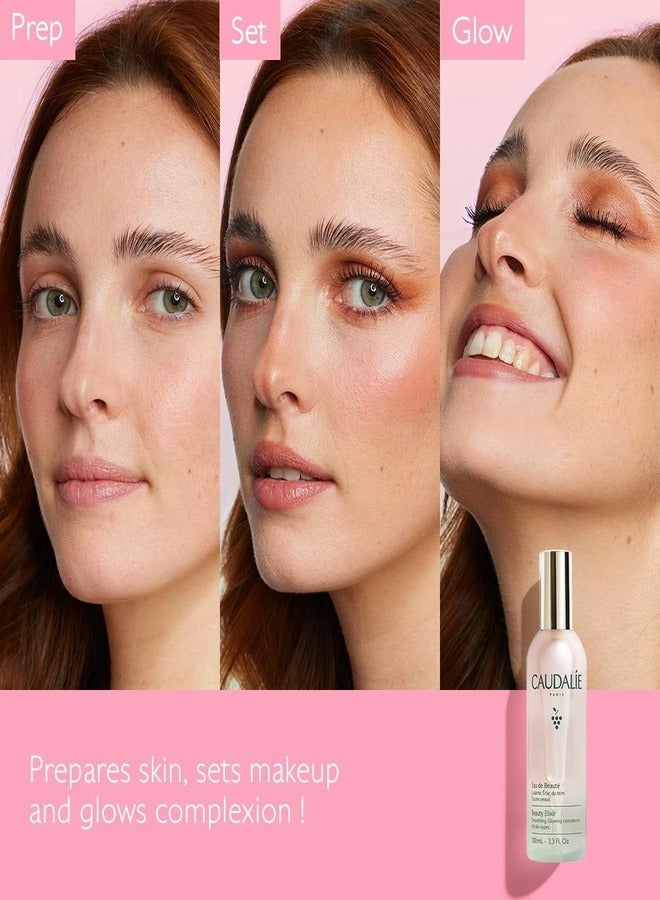 CAUDALIE - Elixir Prep Set Glow Face Mist Transparent 30grams - Image 1