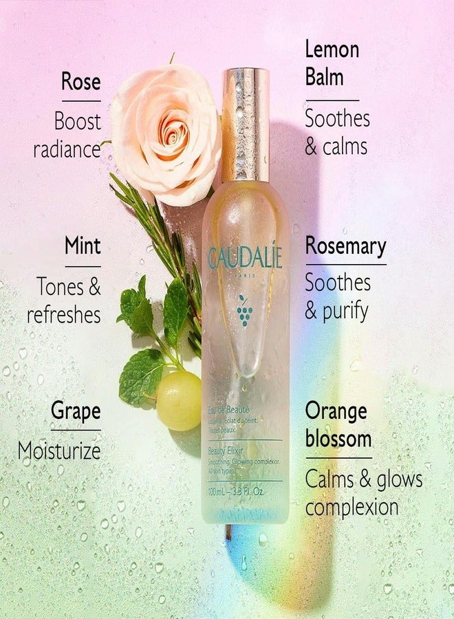 CAUDALIE - Elixir Prep Set Glow Face Mist Transparent 30grams - Image 1