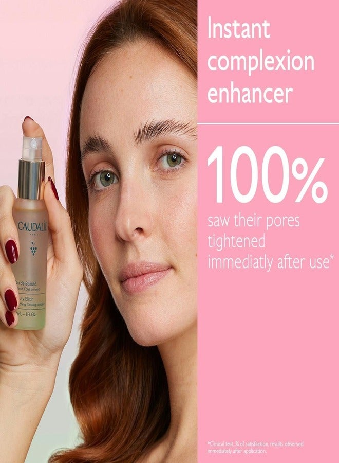 CAUDALIE - Elixir Prep Set Glow Face Mist Transparent 30grams - Image 1