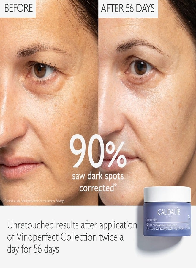 CAUDALIE inoperfect Dark Spot Correcting Glycolic Night Cream Transparent 50ml - Image 3