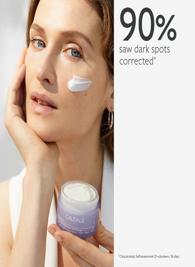 CAUDALIE inoperfect Dark Spot Correcting Glycolic Night Cream Transparent 50ml - Image 2