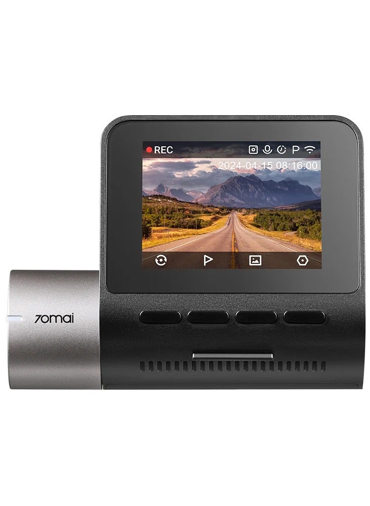 70mai Dual Channel Dash Cam Set A510-1, STARVIS 2 IMX675 Sensor, ADAS, Built-in GPS Logger, Route Recorder, MaiColor Vivid+ with Night Owl Vision, App Playback & Share, Optional Parking Monitoring-Black - Image 2