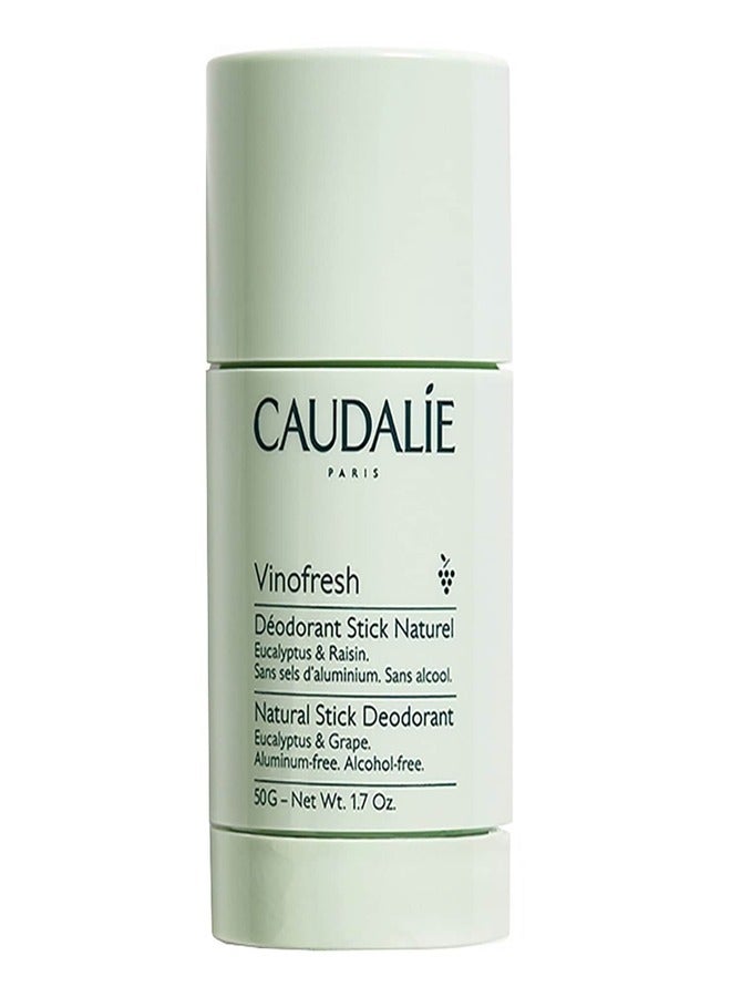 CAUDALIE - Vinofresh Natural Stick Deodorant 50 Grams White - Image 1