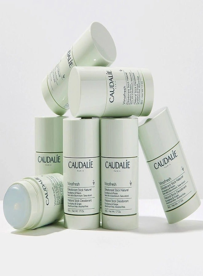 CAUDALIE - Vinofresh Natural Stick Deodorant 50 Grams White - Image 1