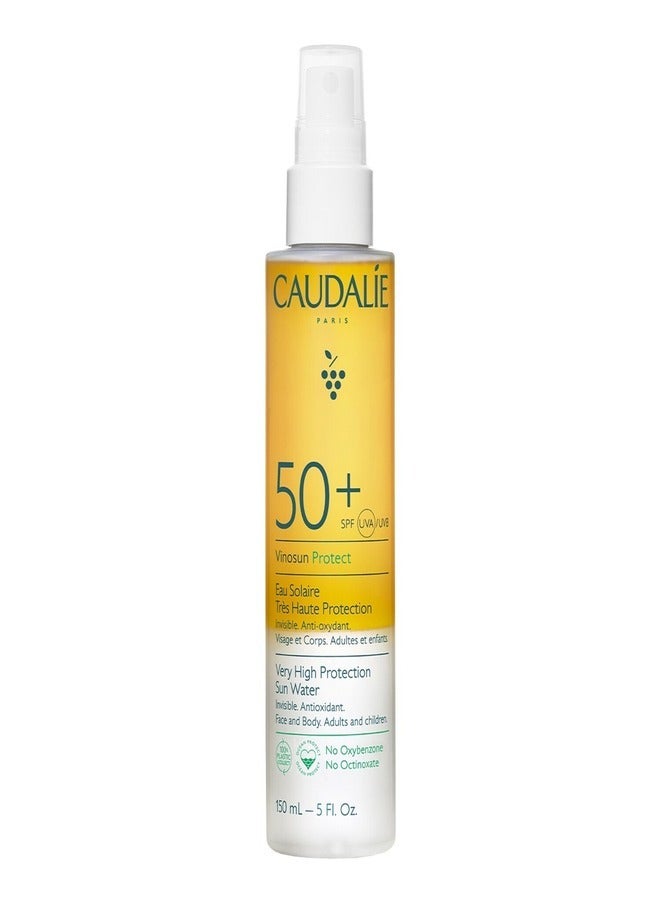 CAUDALIE Vinosun Protect Very High Protection Sun Water SPF50+ Transparent 150ml  - Image 1