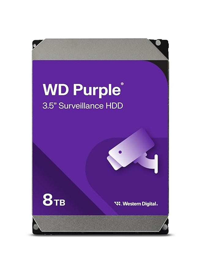 WD - 8TB Purple 256MB SATA 6Gb/s-WD85PURZ 8 TB - Image 1
