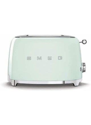 Smeg Tsf01Pguk, 50's Retro Style 2 Slice Toaster,6 Browning Levels,2 Extra Wide Bread Slots, Defrost And Reheat Functions, Removable Crumb Tray, Pastel Green, 950 W Tsf01Pguk Green - pnsku/N70085937V/45/_/1718436699/b204aa3e-3a2c-467b-be2c-8933987788d2