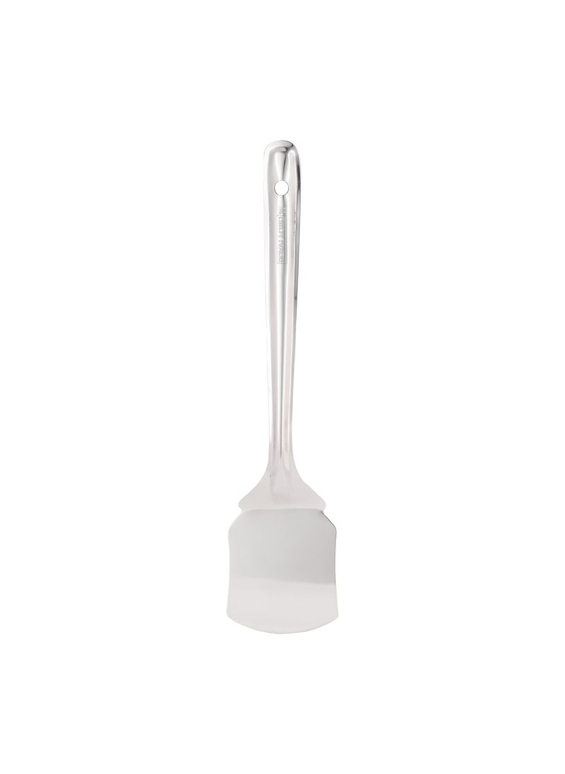 Royalford - Royalford 34.5 CM Stainless Steel Basting Turner- RF11491 Large Stainless Steel Head With A Long Handle Perfect For Flipping, Lifting And Transferring Food SILVER - Image 1