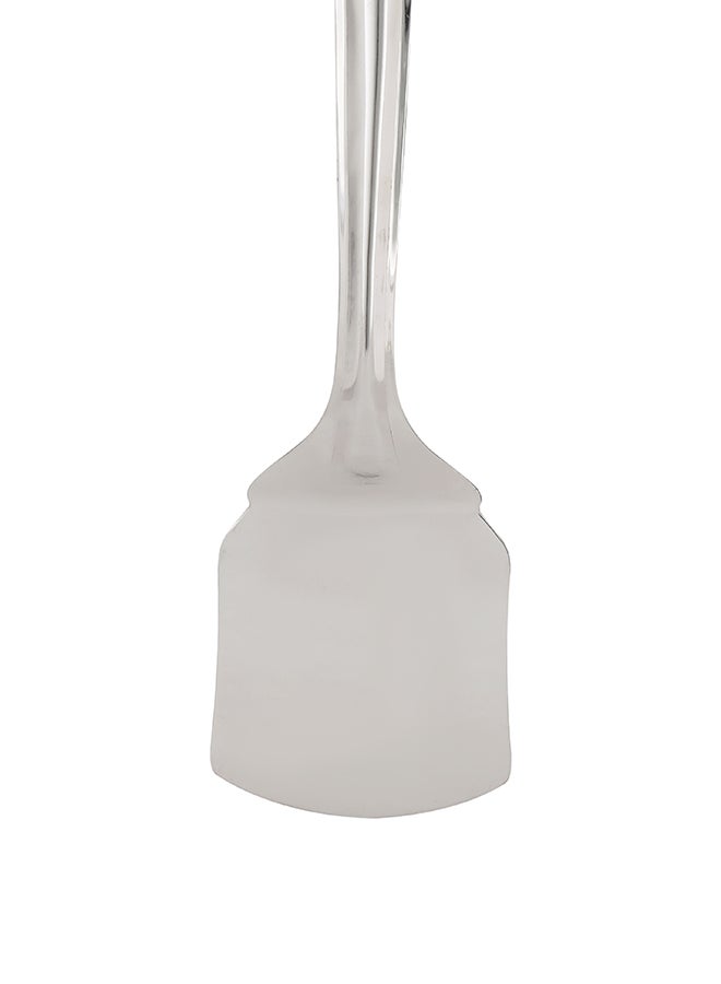 Royalford - Royalford 34.5 CM Stainless Steel Basting Turner- RF11491 Large Stainless Steel Head With A Long Handle Perfect For Flipping, Lifting And Transferring Food SILVER - Image 1