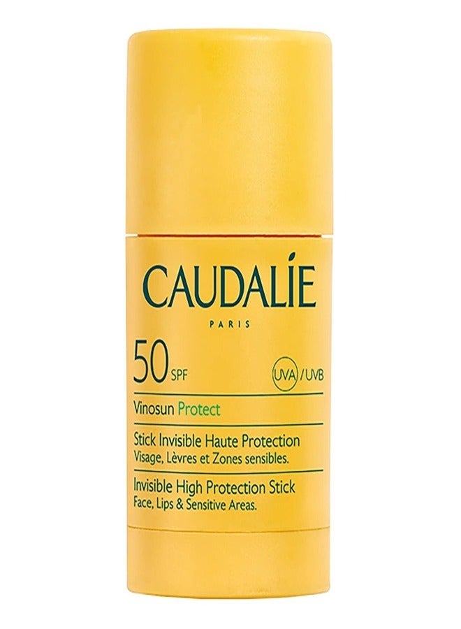 CAUDALIE Vinosun Invisible High Protection Stick SPF50 Yellow 15grams  - Image 1