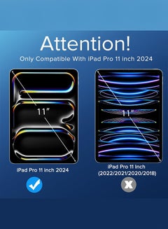 MARGOUN for Apple iPad Pro 11 2024 (M4) Premium Screen Protector Tempered Glass 11 inch Clear  - Image 2