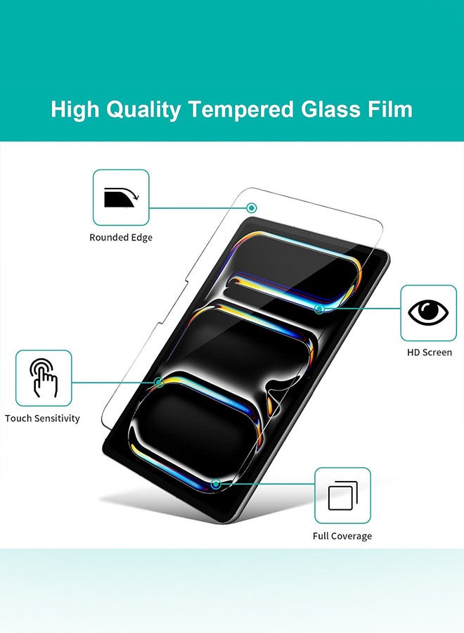 MARGOUN for Apple iPad Pro 11 2024 (M4) Premium Screen Protector Tempered Glass 11 inch Clear - Image 4