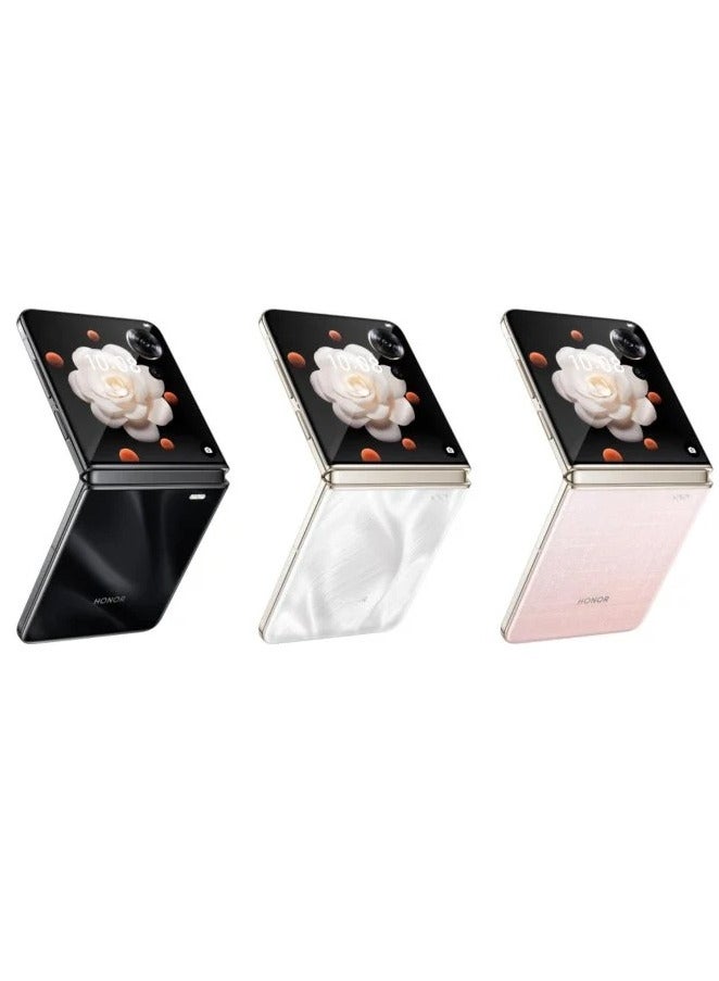 Honor - Magic V Flip Smartphone - Black LRA-AN00, MagicOS 8.0,  12GB RAM, 256GB Storage, Dual SIM, 6.8" Foldable OLED Display, 66W Super Fast Charging, 4800mAh Battery, (Chinese Version) - Image 1