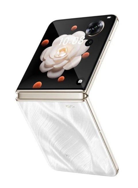Magic V Flip Smartphone - White LRA-AN00, MagicOS 8.0,  512GB 12GB RAM Storage, Dual SIM, 6.8" Foldable OLED Display,66W Super Fast Charging, 4800mAh Battery, (Chinese Version)