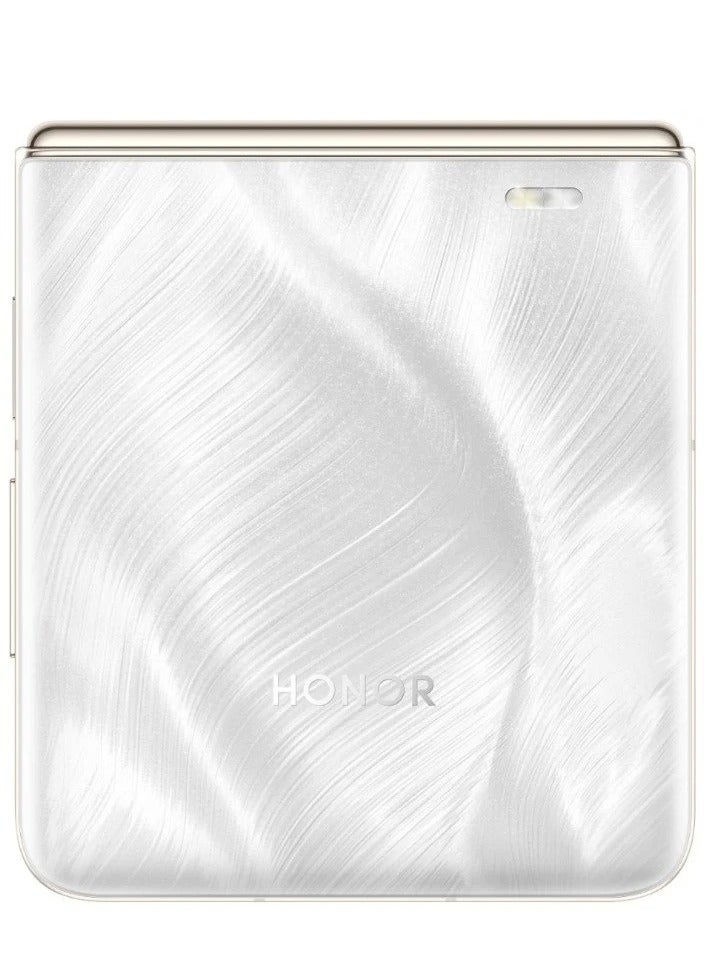 Magic V Flip Smartphone - White LRA-AN00, MagicOS 8.0,  512GB 12GB RAM Storage, Dual SIM, 6.8" Foldable OLED Display,66W Super Fast Charging, 4800mAh Battery, (Chinese Version)