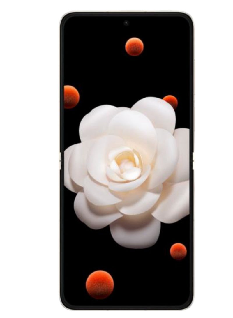 Magic V Flip Smartphone - White LRA-AN00, MagicOS 8.0,  512GB 12GB RAM Storage, Dual SIM, 6.8" Foldable OLED Display,66W Super Fast Charging, 4800mAh Battery, (Chinese Version)