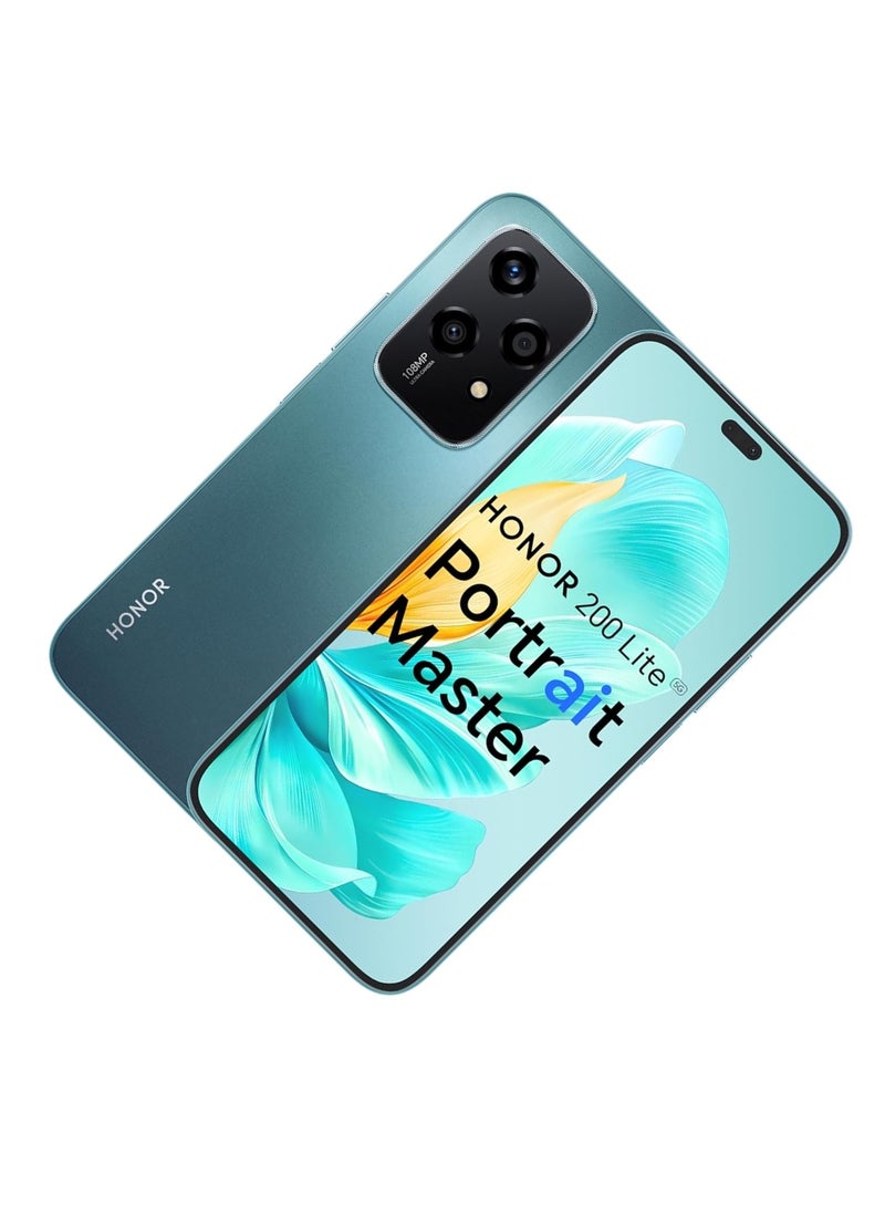Honor - 200 Lite 5G Dual SIM Cyan Lake 16GB (8+8GB Extended) RAM + 256GB - Middle East Version - Image 1