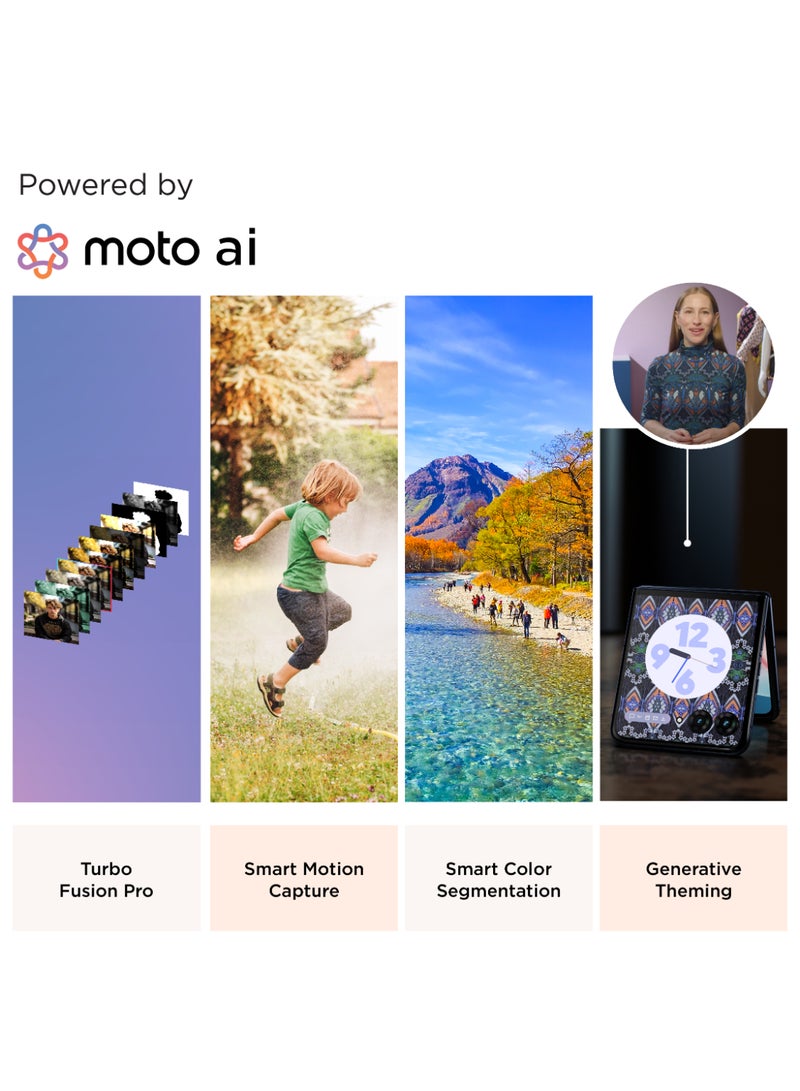 Motorola Razr 50 5G Dual SIM Beach Sand 8GB+8GB RAM 256 GB - Middle East Version - Image 5