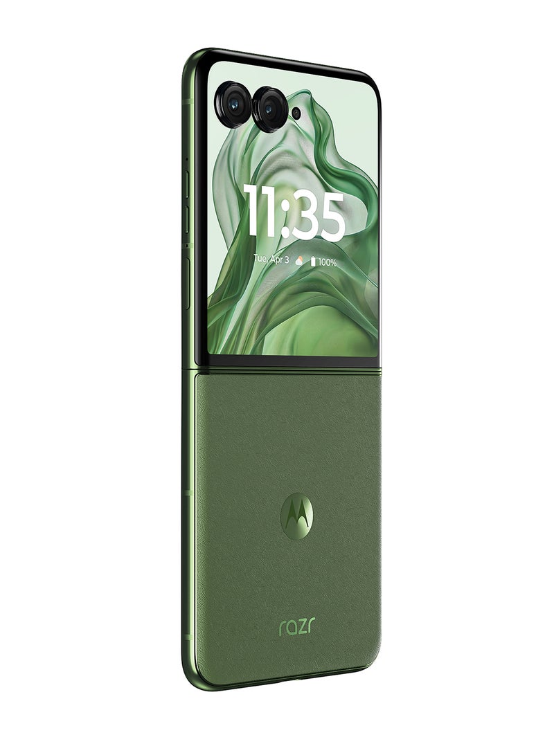 Motorola - Razr 50 Ultra 5G Dual SIM Spring Green 12GB+12GB RAM, 512 GB - Middle East Version - Image 1