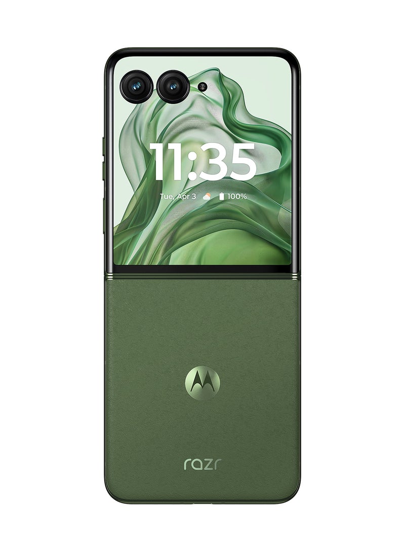 Motorola Razr 50 Ultra 5G Dual SIM Spring Green 12GB+12GB RAM, 512 GB - Middle East Version - Image 4
