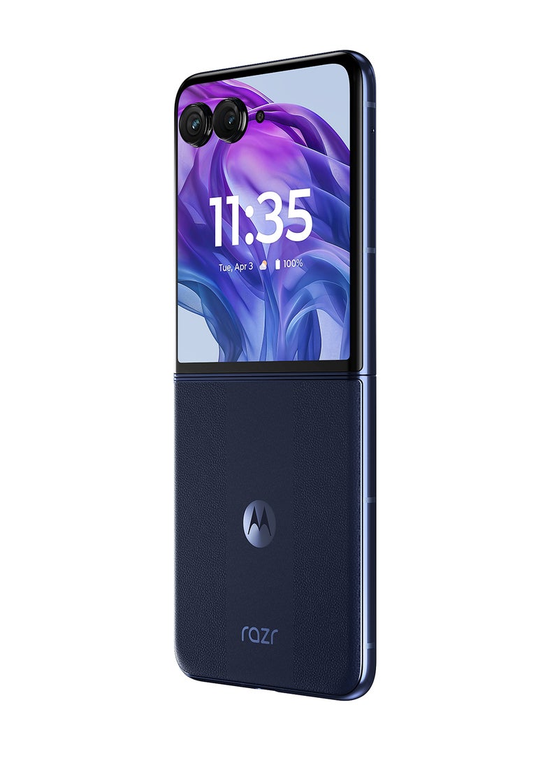 Motorola - Razr 50 Ultra 5G Dual SIM, Midnight Blue 12GB+12GB RAM, 512 GB - Middle East Version - Image 1
