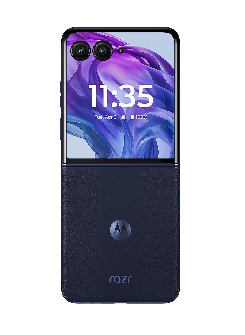 Motorola - Razr 50 Ultra 5G Dual SIM, Midnight Blue 12GB+12GB RAM, 512 GB - Middle East Version - Image 1