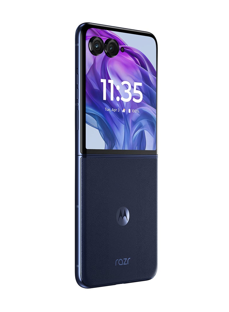 Motorola - Razr 50 Ultra 5G Dual SIM, Midnight Blue 12GB+12GB RAM, 512 GB - Middle East Version - Image 1