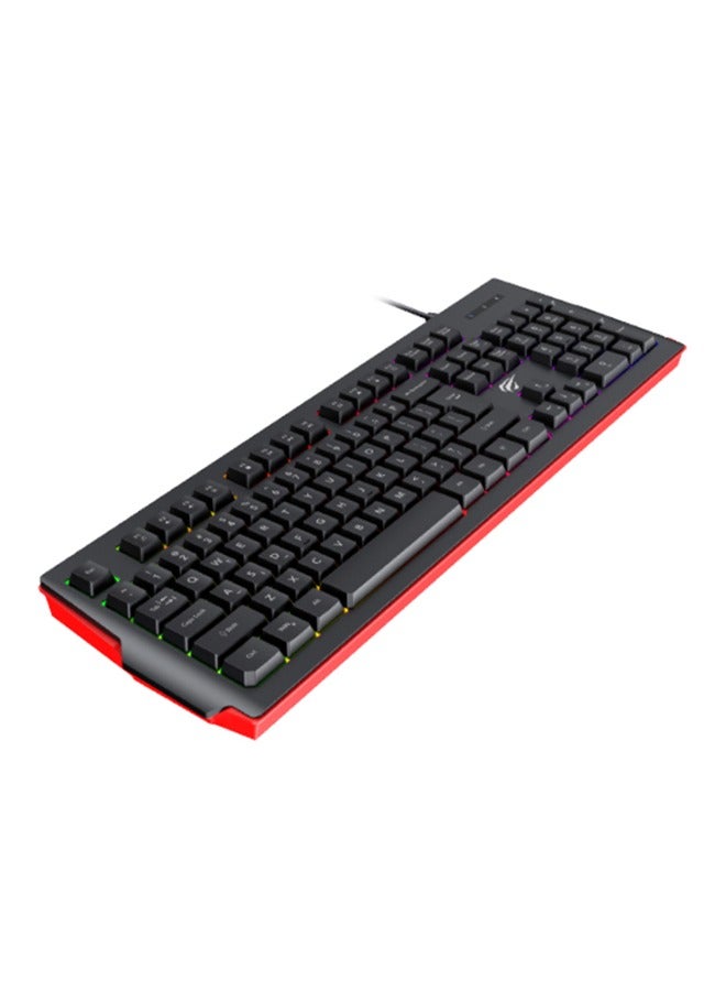 havit - Wired Gaming Keyboard with 104 Keys and Customizable RGB Backlight for PC, Laptop, Mac, and Xbox - Image 1