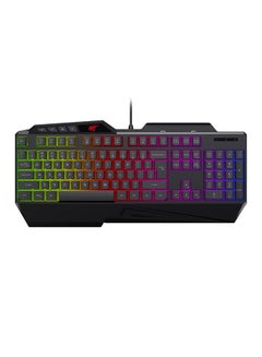 Gaming Keyboard Wired Keyboard 108 Keys with RGB Backlit backlight Wrist Rest for PC Mac Xbox Gamer Office
