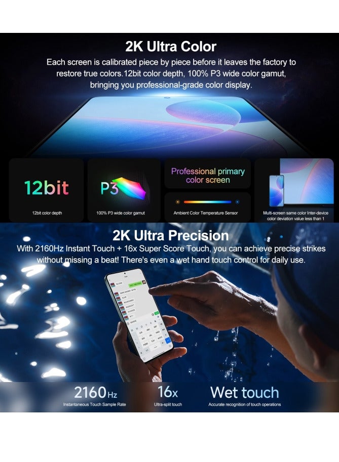 Xiaomi - Redmi K70 Pro Smartphone - Blue, 12GB RAM + 256GB Storage,   16MP Front Camera, NFC, Infrared Remote Control, Optical Under-Screen Fingerprint, 5G Dual SIM (Chinese Version) - Image 1