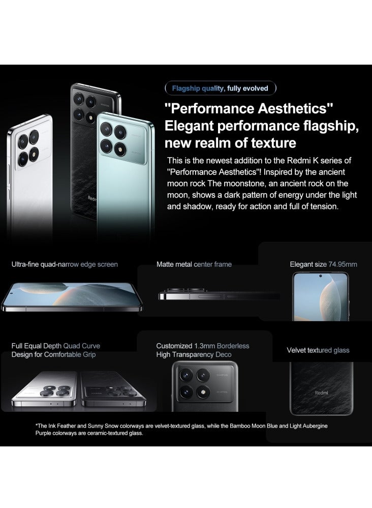 Xiaomi - Redmi K70 Pro Smartphone - Blue, 12GB RAM + 256GB Storage,   16MP Front Camera, NFC, Infrared Remote Control, Optical Under-Screen Fingerprint, 5G Dual SIM (Chinese Version) - Image 1