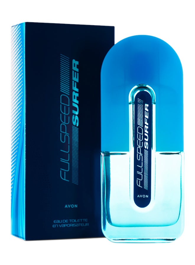 AVON Full Speed Surfer Eau De Toilette Clear 75ml - Image 1