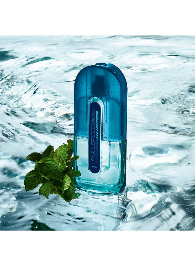 AVON Full Speed Surfer Eau De Toilette Clear 75ml - Image 4